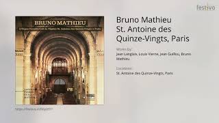 Bruno Mathieu Toccata Op 9 Jean Guillou [upl. by Ynalem235]