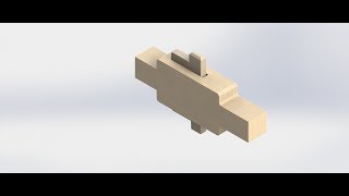 Gib And Cotter Joint  Solidworks  part Design And Assembly [upl. by Sharyl]