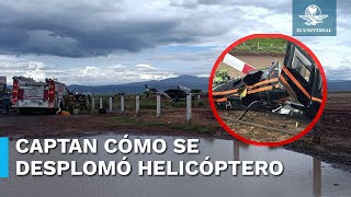 Helicóptero se desploma en Atoyac Jalisco [upl. by Jalbert951]