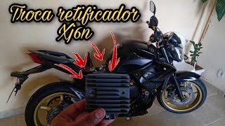 TROCA DO RETIFICADOR XJ6N [upl. by Akyeluz]