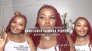 Smelling Good While On A Budget  Unnoticed TJMaxx Perfumes  Ronide Cephas [upl. by Ahsekyt523]