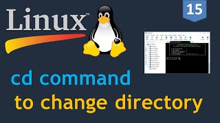 15  Linux for DevOps  cd command to change directory  How to change directories on Linux [upl. by Ahsirak]