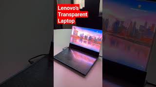 Lenovo’s Newest Concept Is A SeeThrough Transparent Laptop  lenovo new laptop 2024 [upl. by Jenn]