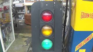 ATS Incandescent Traffic Light At Vintage Warehouse North Geelong [upl. by Charita756]