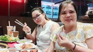 Mhay Vlogs is liveLunch Date with sis Au Almazan at Hon Wo Korean Buffet Restaurant [upl. by Yung470]