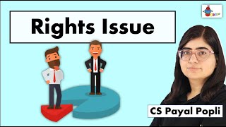 What is Rights Issue  Rights Issue of Shares  Meaning of Rights Issue  Company Law [upl. by Harwell637]