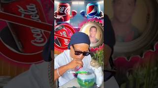 Por isso a CocaCola BANIU Ronaldinho para sempre ronaldinhogaucho pepsi ronaldinhoskills [upl. by Ainehs]