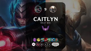 Caitlyn Mid vs Pantheon  KR Master Patch 1324 [upl. by Novek]