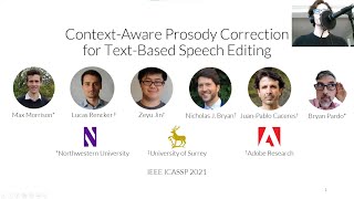 ICASSP 2021 ContextAware Prosody Correction for TextBased Speech Editing [upl. by Ahseikal773]