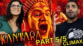 KANTARA Movie CLIMAX Reaction Part 55 amp REVIEW  Rishab Shetty  Kishore Kumar G  Achyuth Kumar [upl. by Kyd]