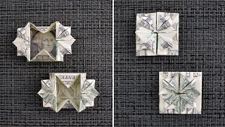 Great MONEY GIFT BOX  Dollar Origami for Birthday  Tutorial DIY by NProkuda [upl. by Cacka849]