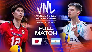 Japans Epic Victory 😳🤯 Japan vs Argentina  Full Match  Mens VNL 2023 [upl. by Iaht]