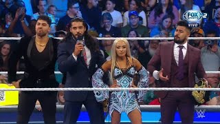 El Legado del Fantasma llega a Smackdown junto a Zelina Vega  WWE Smackdown 07102022 En Español [upl. by Innep]