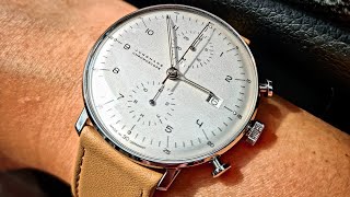 Junghans Max Bill Chronoscope Review [upl. by Inaffyt]