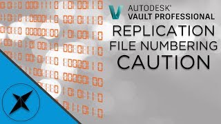 AutoNumbering Schemes amp SQL Replication Issue Autodesk Vault Pro [upl. by Saloma]