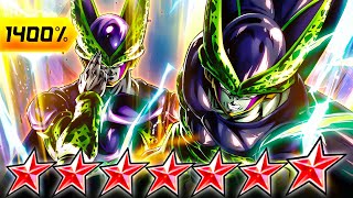 Dragon Ball Legends ZENKAI 7 1400 14 STAR REVIVAL CELL THE BIRTH OF PERFECTION [upl. by Ruddie407]