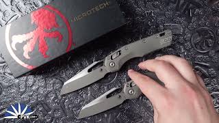 Microtech MSI Aluminum Fluted Natural Clear Finish [upl. by Sibie]