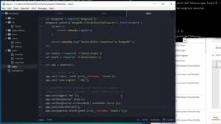 Creating and persisting a Login session  Nodejs Tutorial 18 [upl. by Rothwell62]