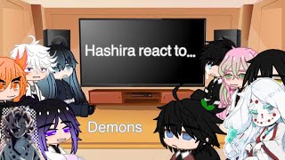 Hashira react to demons [upl. by Kissie]