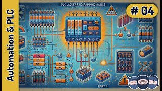 Introduction to PLC Ladder Program NO and NC Contacts Explained  Automation and PLC Series Part 4 [upl. by Maurise]