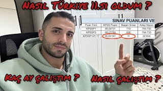 5 AYDA KPSS 11Sİ OLMAK KPSS SÜRECİ [upl. by Ilyssa]