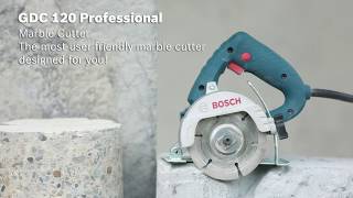 Marble Cutter  Granite Cutting Machine  Bosch GDC 120 Professional [upl. by Lleruj]