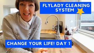 Flylady Cleaning System START Babysteps 1 of 31 Shine Your sink [upl. by Jary]