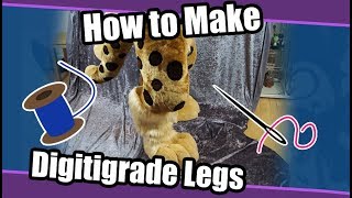 Tutorial 53 Digitigrade Legs For Partial Fursuits [upl. by Pesvoh]