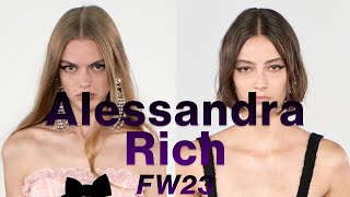 Alessandra Rich Fall 2023 Ready to Wear Fashion Show Runway [upl. by Brose]