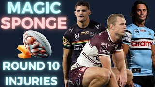 The Magic Sponge Podcast  Hamstring injury crisis TrbojevicCleary  more  Round 10 NRL injuries [upl. by Willey]