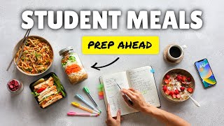 Easy STUDENT recipes MEAL PREP friendly 🍱 [upl. by Volotta]