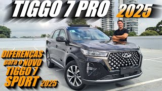 TIGGO 7 PRO MAX DRIVE 2025  O que muda em relação a nova versão do TIGGO 7 SPORT 2025 [upl. by Eseilana]