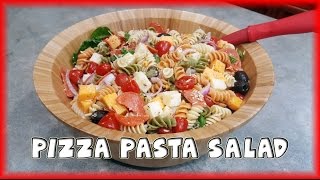 Pizza Pasta Salad  International Summer Cooperation [upl. by Ulani]