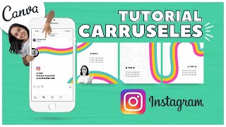 Cómo CREAR CARRUSELES para INSTAGRAM con Canva [upl. by Voltz962]