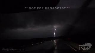 12142022 Tallulah  LA Area Tornadic Storm  Incredible CG Lightning [upl. by Yelsnia]