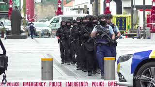 New Zealand Special Tactics Group responding to the deadly shooting in Auckland [upl. by Calabrese]