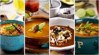 4 Sopas Mexicanas Caseras [upl. by Russom]