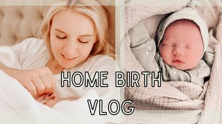 NATURAL HOME BIRTH VLOG  Positive Labor amp Delivery of Baby 7  SURPRISE GENDER [upl. by Manny768]