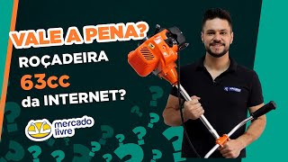 VALE A PENA a Roçadeira 63cc vendida pela Internet [upl. by Purpura452]