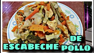 Como preparar ESCABECHE de pollo con verduras [upl. by Radie]