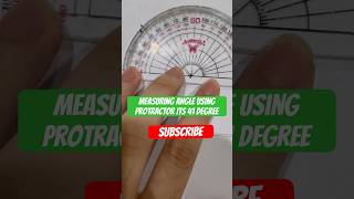 How to measure an angle using protractor [upl. by Mcdade]