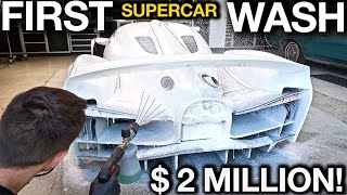 2 Million Supercar First Wash and Detailing [upl. by Nahtanaj]