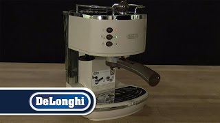 DeLonghi How To First Use Icona [upl. by Nilecoj]