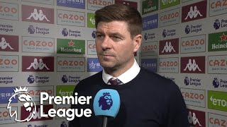 Steven Gerrard Aston Villa lacked belief v Arsenal  Premier League  NBC Sports [upl. by Sidnarb689]