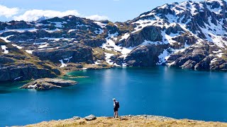 Hiking 160 miles Across New Zealands South Island [upl. by Nahsrad654]