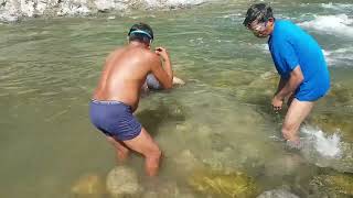 CATCHING EEL FISH IN LAMAO RIVER ABRA 5 [upl. by Yornek]