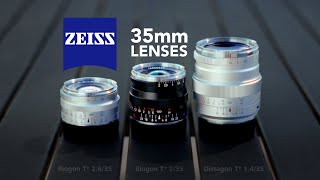 Comparing the Zeiss 35mm ZM Lenses for Leica [upl. by Naie]