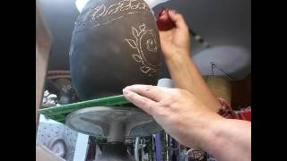 Neva Fiumara Sgraffito Technique Part 1 [upl. by Damien]