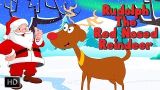 Rudolph The Red Nosed Reindeer Christmas Carols With Lyrics [upl. by Aryhs492]