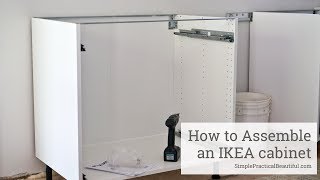 How to Assemble an IKEA SEKTION Base Cabinet [upl. by Htebazileharas]